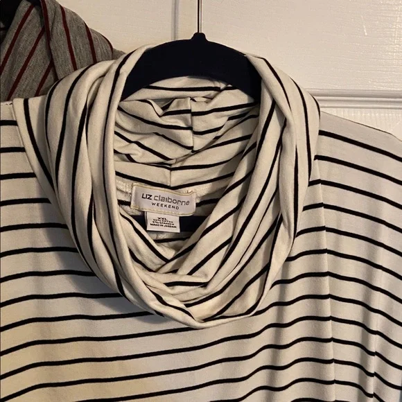 To Liz Claiborne cowl neck lightweight shirts - Picture 3 of 9